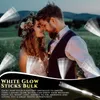 600st White Fiber Optic Wands for Wedding 3 Ljuslägen Glödar i Dark Party Favors för födelsedagens alla hjärtans dag