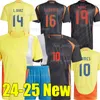 24/25 Colombia James Soccer Jerseys 2025 Columbia National Team Football Shirt Set Camisetas 2024 D.Valoyes Arango C. Chucho Cuadrado Hernandez Men Kids Kits Socks Set