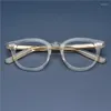 Zonnebrillen frames 2024 Fashion vintage jelly acetaat frame myopia optische leesglas klassieke ovale handvaartuigen dames man hoge kwaliteit