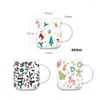 Wine Glasses Creativity Christmas Glass Cartoon Cute Kawaii Coffee Mug Water Cup Friends Valentine's Day Gifts Gift