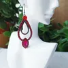 Marquise drop earrings beautiful and personalized fashion jewelry designer new Korean crystal drop earrings diamond gemstones diamond quality earrings