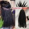 Uitbreidingen Braziliaanse HUIRE HAAR FEATHER HAAR Verlenging 100 pc/Lot Kinky Curly Hair Extensions 1830inch Human Hair Extensions for Women