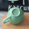 Tazza da caffè da 9 once da tè e piattino set di porcellana bevande per bevande a microonde lavastoviglie in ceramica tavoli da tavolo cinese Celadons Calza 240407