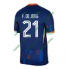 Memphis Nederlandse voetbalshirt 2024 Holland Club Jersey de Jong Virgil Dumfries 24 25 Bergvijn shirt Klaassen blind de ligt Men Kids Kit voetbalshirt