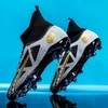 Athletic Outdoor Men Soccer Shoes Kids Football Boots Women Professional Soccer Cleats Antiskid Chaussure Football TF/FG Outdoor Football Shoes 240407