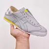 Quality Casual Shoes Trainer Männer Mexiko 66 Slip-on Leder Schnürsne-up-Kaugummi Segel Silber weiß gelbgrüne Frauen Sporttrainer Gai