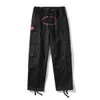 Man cargo pants Y2k cargo pants cortezs tracksuit work trousers pants Harajuku printed Lower garment Alcatraz multi pocket jumpsuit hip-hop punk rock wide leg street