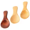 Scoops de café 3 pcs mini cuillère en bois petites cuillères à thé