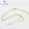 Chains Xuping Jewelry Stainless Steel Pearl Shape Light Gold Color Pendant Necklace For Women Christmas Banquet Party Gifts A00902939