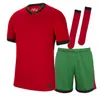 16-2xxl 24 25 Dorosły zestaw portuguesas koszulki piłkarskie Joao Felix Ruben Neves Bruno Fernandes Diego J. Otavio 2024 Portugueses Football Shirt Men Kit Kit Kit.