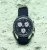 2023 Bioceramic Planet Moon Mens Watches Sport Watch 42mm Masculino Stainless Steel Sapphire Super Luminous Watchs Nylon Watches Q6910398
