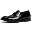 Casual Shoes Summer Men's Formal Genuine Leather Square-Toe Business