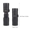 Teleskopy 10300x40mm Bak4 Prism Monocular Telescope Zakres w zakresie Smartfonów i statywu dla dorosłych ptaków oglądanie wędrówek na kemping