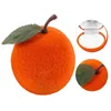 Bolsas de jóias Caixa de capa Anel Caixa de desenho laranja Presente para a cerimônia de engajamento da proposta