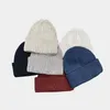 Beretten Solid Acryl Hoed Vrouwen herfst winter dik warm gebreide tienerkap mannen beanie kerstcadeaus