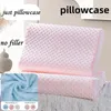 Memory Foam Pillowcase Slow Rebound Pillow Cover Space For Bed Travel Neck Cervical Healthcare Cases Plane 240325