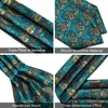 Neck Ties Dibangue Luxury Mens Ascot Pocket Square Mufflinks, подходящие для британского джентльмена Paisley Collece Business Party Accessoriesc420407