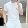 High quality summer Men's casual 3D hot drill shirt T-shirts classic simple stlye Sparkling shine blue Tees tshirt male fashion Pluz size Short Sleeves Top Tees