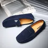 Casual Shoes Brand Design Men Penny Mocos de couro genuíno formal British Style Flats Drivando Sapatos para Hombre