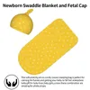 Decken Schmetterlinge winzige Schmetterling gelbe Baby Swaddle Decke für geborenes Empfangen