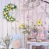 Decorative Flowers Easter Door Wreaths Beautiful And Lovely Decorations Outdoor Welcome Sign Multifunctional Garden
