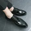 Scarpe casual uomini lucidi da uomo da scarpa da scarpa da scarpa moca