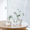 Vasen Glas für Blumen klarer dekorativer Tisch Blume Vase transparente Blumenarrangements Hochzeiten Wohnkultur oder Büro