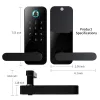 Lock Support tuya smart and smart life with gateway support ALEXA and Google assistant home office smart lock