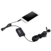 Processors Comica SIG.LAV V05 Condenser Lavalier Lapel Clipon Microphone 3,5 mm TRRS 6M MIC för PC iPhone DSLR Camera YouTube -inspelning