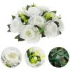 Dekorativa blommor Faux Flower Ball Fake Bouquet Decors Column Road Wefe Wreath Artificial Decoration Rose Balls Table