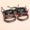 Braccialetti di braccialetti a corda intrecciata in pelle intrecciata bracciale in pelle vintage combinazione fai -da -te set di uomini intrecciati stam drop delivery otx2b
