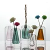 Вазы INS Wind Glass Vase пустая бутылка прозрачная простая гидропонная креативная сухое украшение флакона