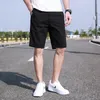 2024年夏の新しいカジュアルパンツメンズショーツファッションブランド韓国のピュアコットンストレートレッグスポーツ