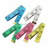 Tape Measures Wholesale 3000Pcs 60 Inches 1.5M Soft 1.3X150Cm Sewing Measuring Tapes Inch/Centimetre Display Sew Tailor Body Rers Re Dhk9I