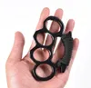 Four Fingers Brand ARIVAL Hard alloy Black KNUCKLES DUSTER BUCKLE Male and Female Selfdefense Knuckle clasp TT036359915