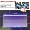 Rejestrator 8mp 4K Nadzór wideo AHD DVR DVR DETECTION 8CH 8 KANOLE HYBRID DVR NVR 6 W 1 H.265+ XVI TVI CVI NVR AHD DVR Xmeye