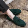 Casual Schuhe Sommer Männer Wildleder Quaste Freizeit Italien Stil Soft Moccasins Hochwertige Ladungsanlagen Wohnungen Fahrschuh Fahrschuh