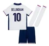 2024 Men Kids kit Children MAINOO BELLINGHAM SAKA ENGLAND Football Shirt Soccer Jerseys 2025 TONEY KANE STERLING MOUNT RASHFORD GREALISH FODEN 24 25 kids set Uniform