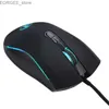 Ratos novos botões de jogo de jogo de jogo de jogo com fio 7 3200dpi LED Optical USB Computer Mouse Gaming Mouse Mauser Y240407