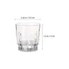 Coppe usa e getta cannucce da 4 pezzi in vetro luminoso Light Whisky Party Glasses Shine Plastic Tumbler