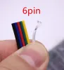 Casos 5m 2 3 4 5 6 pinos 22# Extensão do fio conector de cabo 22AWG Fio FIRE para 5050/3528 RGB LED Faixa/luz/módulo etc.