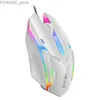 Topi Programmazione regolabile per topi Mini RGB Mini RGB ARGOMOMICI OPTICALE MOUSE PER LAPTOP OFFICILE COMPUTER COMPUTERY Y240407