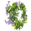 Fiori decorativi Falsa Wisteria Vine Flox Floro sospeso Primavera Summer Wall Ciondolo