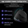 Möss Seenda Vertical Gaming Mouse Wired RGB Ergonomic Mouse USB Joystick Programmerbar spelmus Y240407