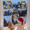 Fiori decorativi Babbo Natale rotondo decorazioni natalizie ornamenti decorazione ghirlande ghirplip ghirps for nab albero festival festival