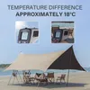 Tendas e abrigos ao ar livre camping tonal tenda viajam dossel de água à prova d'água anti-UV suprimentos de proteção solar portátil