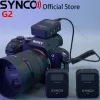 Microphones synco G2 A2 PCスマートフォン用ワイヤレスマイクカノンニコンソニーフジフィルムLumix GHカメラオーディオスタジオワイヤレスマイクマイク