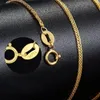 Miqiao Real 18K Gold Chopin Naszyjnik dla kobiet Pure AU750 Modka prosta wszechstronna biżuteria prezent 240407