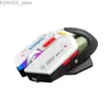 MICE Wireless 2,4g Double Modes 10000DPI MACRO RVB GAMING MONDE 450mAh Clés programmables Game rechargeable de souris RGB Light Y240407