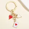 Tornari percorsi ganci Funny smalta portachiavi di portachiavi per il cuore per il cuore per le donne per uomo accessorio per accessori per campestre